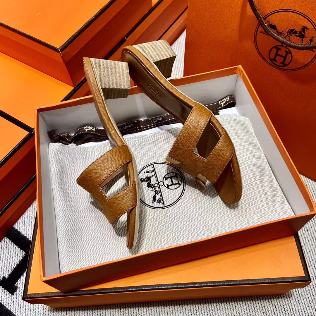 에르메스 올수공 오아시스 슬리퍼 샌들 앱송 53